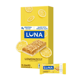 LUNA Bar LemonZest Flavor Gluten Free Snack Bars, Non-GMO Protein Bars