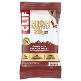 CLIF HIGH PROTEIN Cinnamon French Toast Protein Snack Bars, 4 Bars