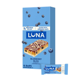 LUNA Bar Blueberry Bliss Flavor Gluten Free Snack Bars, Non-GMO Protein Bars