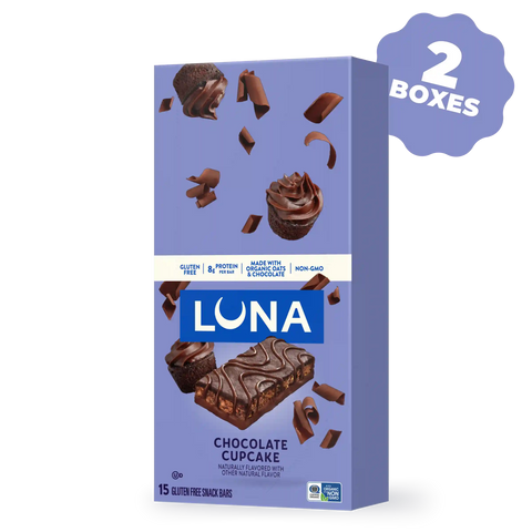 LUNA Bar Chocolate Cupcake Flavor Gluten Free Snack Bar