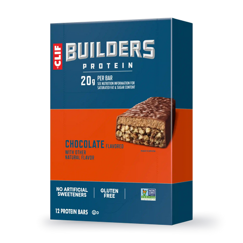 CLIF BUILDERS Chocolate Flavor Plant Based Protein Bars