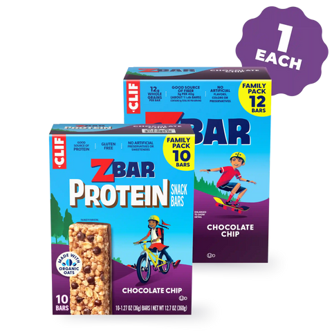 Zbar Protein Chocolate Chip Crispy Snack Bars, Gluten Free Protein Bars