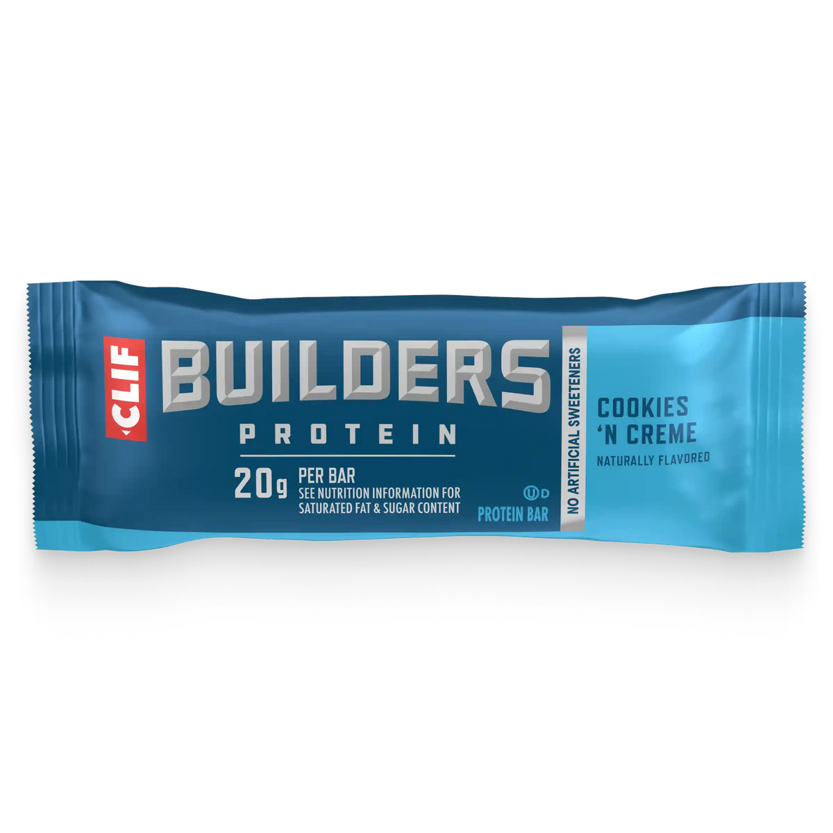 CLIF BUILDERS Cookies 'N Creme Flavor Plant Based Protein Bars