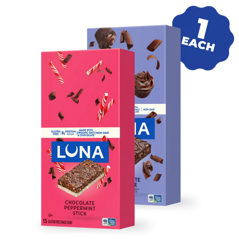 LUNA Bar Chocolate Cupcake Flavor Gluten Free Snack Bar