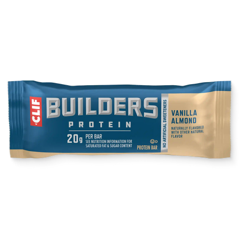 CLIF BUILDERS Vanilla Almond Flavor Plant Based Protein Bars