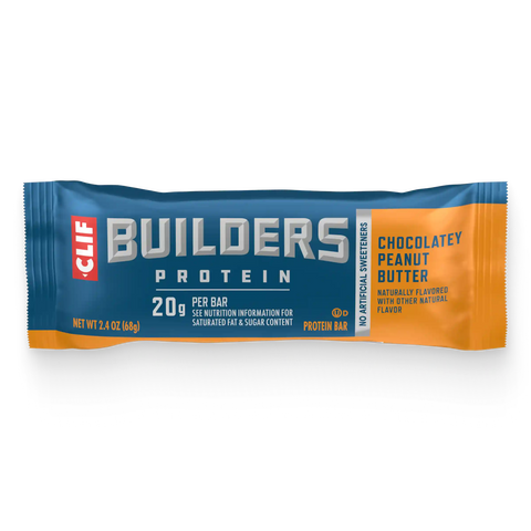 CLIF BUILDERS Chocolatey Peanut Butter Plant Based Protein Bars